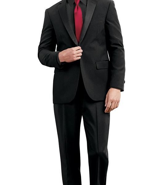Classic Black Choral Performance Attire (Men's Suit)
