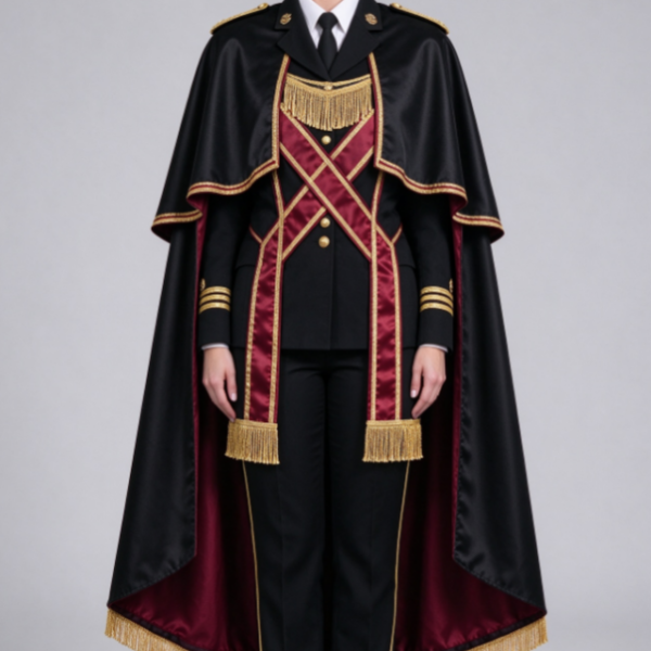 Honor Guard Cape/Cloak (Decorative; features sash and tassels)