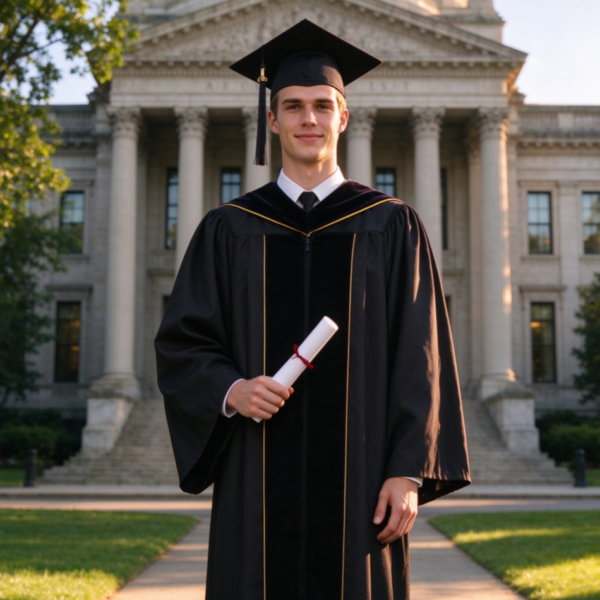 Master's/Doctoral Academic Regalia Set (Premium Fabric)