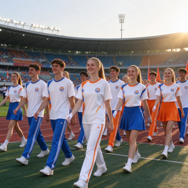 Sports Day Opening Ceremony Performance Outfits (Matching T-shirt + pants/skirt)