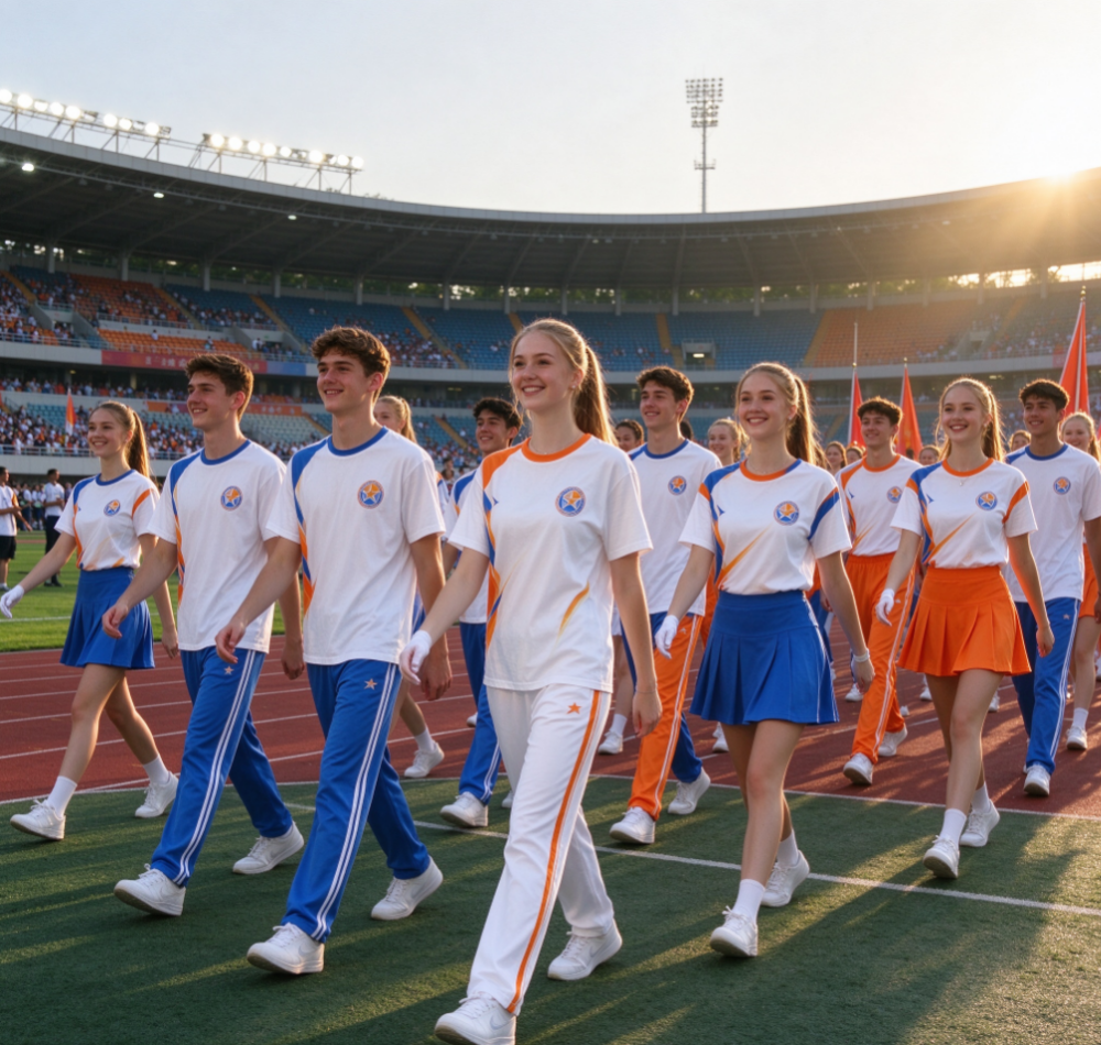 Sports Day Opening Ceremony Performance Outfits (Matching T-shirt + pants/skirt)