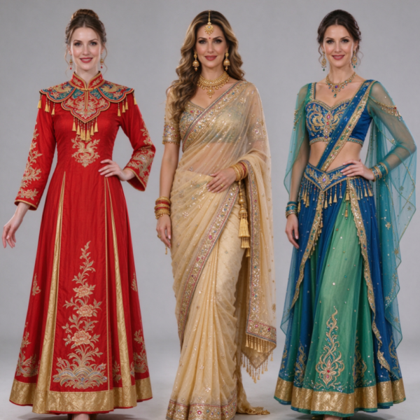 Performance costumes for traditional culture/ethnic festivals (Chinese style, Indian style, etc.)